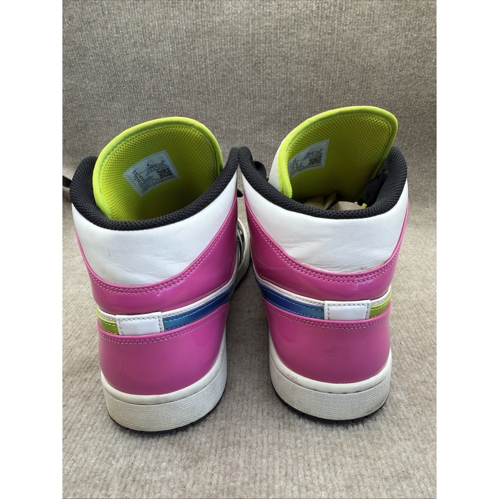 Nike Air Jordan 1 Mid SE Men's Size 12 US Cyber Pink CZ9834-100 Athletic Shoes - Picture 11 of 15